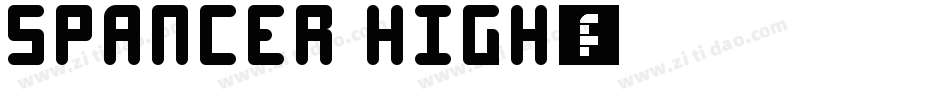 Spancer High字体转换